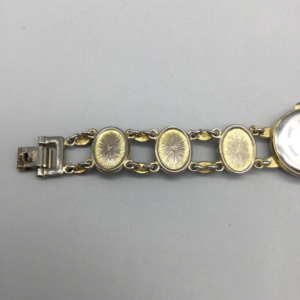 Cardini Womens Watch 21mm MOP Dial Multicolor Scarab Bracelet New Battery 6.75